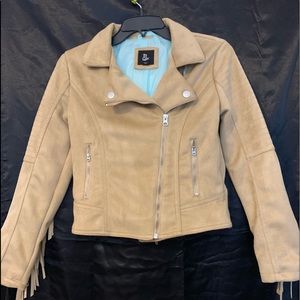 Girls Suede-like Jacket with fringes. New